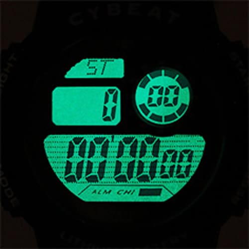 SUN FLAME CD2C0007-BK Stylish Digital Watch with Water Resistance, LED Backlight, Alarm Function, and Durable Design for Everyday Use - Image 2