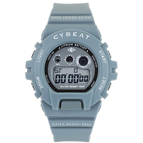 Sun Flame CD2C0008-BL Digital Watch 5ATM Water Resistant Green LED Display Stylish Design