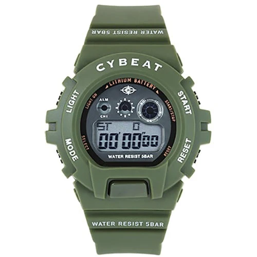 SUN FLAME CD2C0008-GR Stylish Digital Watch with Water Resistance, LED Display, Alarm Function, and Long Battery Life for Everyday Use