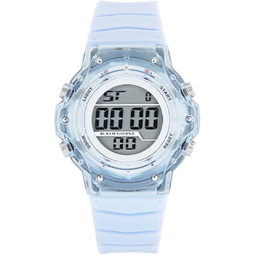 Sun Flame CD2D0006-BL Stylish Digital Watch Water Resistant LED Display Lightweight Design
