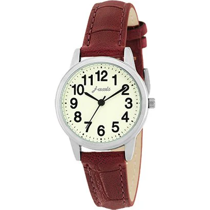 Sun Flame CF2C0016-RE Simple Analog Watch with Embossed Strap Red Elegant Design Water Resistant Classic Style - Image 3