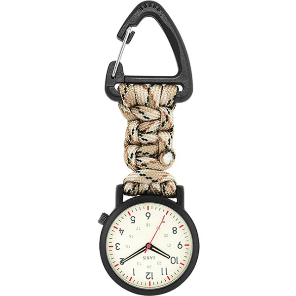 Sun Flame CF2D0026-BE Paracord Hook Watch Durable Waterproof Lightweight Stylish Design