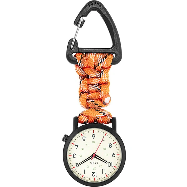 Sun Flame CF2D0026-OR Paracord Hook Watch Lightweight Durable Water-Resistant Stylish Design