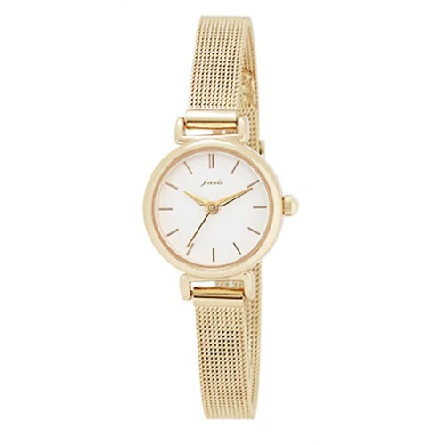 Sun Flame CF4A0010-G Mesh Belt Watch Stylish Design Elegant Timepiece Water Resistant Lightweight