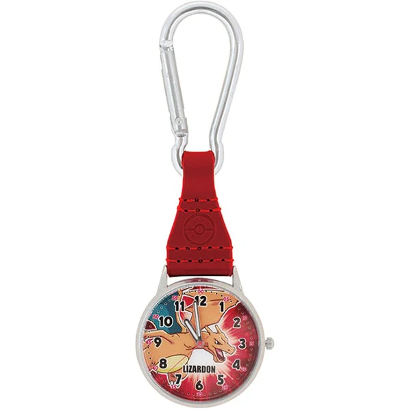 Sun Flame CP3A0006-RE Pokémon Charizard Carabiner Watch Durable Design Stylish Look Unique Gift