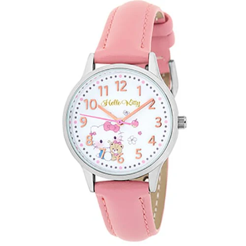 Sun Flame CR2C0005-KT Hello Kitty Design Stylish Quartz Movement Water Resistant Adjustable Strap
