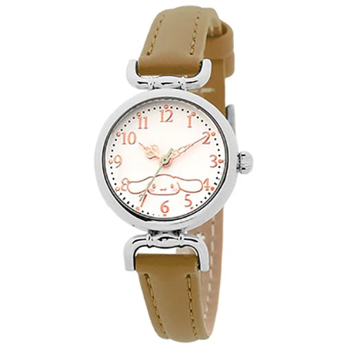 Sun Flame CR3C009-CN Stylish Cinnamoroll Design Water Resistant Quartz Movement Comfortable Silicone Strap