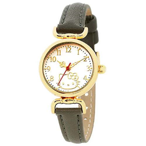 Sun Flame CR3C009-KT Stylish Hello Kitty Design Water Resistant Quartz Movement Adjustable Strap
