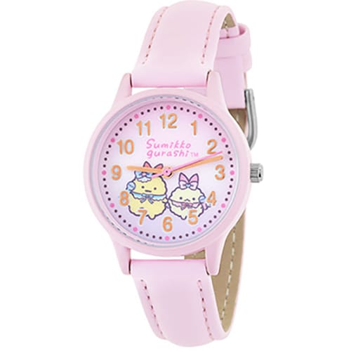 Sun Flame CX2C0007-PI Cute Sumikko Gurashi Design Pink Leather Band Stylish and Comfortable Water Resistant - Image 3
