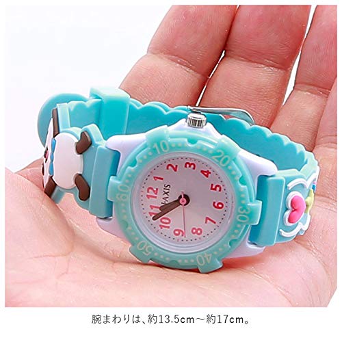 SUN FLAME J-AXIS Kids Deco TCL21-BL Round Watch - Image 4