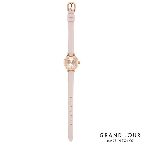 Sun Flame JG9A0001-PI Women's Japanese Leather Strap Elegant Design Water Resistant Classic Style - Image 2