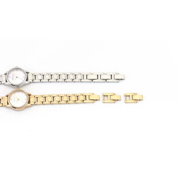Sun Flame JGAC0012-PG Fashion Watch Made in Tokyo Metal White Mother of Pearl Dial Pink Gold Finish - Image 2