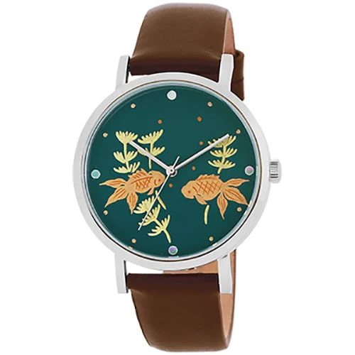 Sun Flame JQBF0001-04 Japanese Lacquer Art Watch Elegant Design Water Resistant Quartz Movement