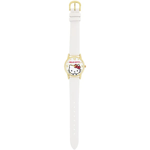 Sun Flame JR4D0001-KTW Japanese Quartz Movement Elegant Design Water Resistant Stylish Leather Strap