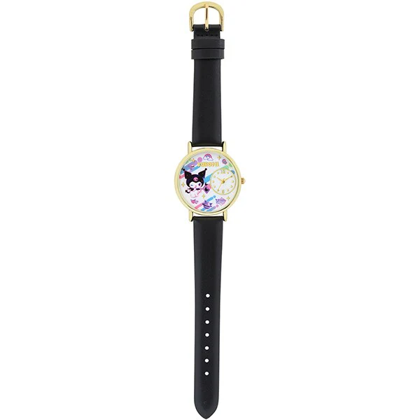 Sun Flame JR4D0002-KU Japanese Quartz Movement Elegant Design Water Resistant Stylish Leather Strap