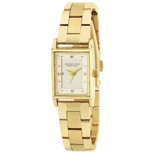 Sun Flame MJ-GJUA06-G Elegant Women's Metal Strap Stylish Design Water Resistant Quartz Movement