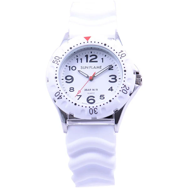 Sun Flame MJG-D87-W Men's Outdoor Watch Waterproof Durable Lightweight Stylish Design