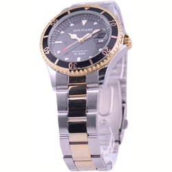 Sun Flame MJG-N37-TBK Stylish Design Waterproof Stainless Steel Quartz Movement Scratch-Resistant Glass - Image 3