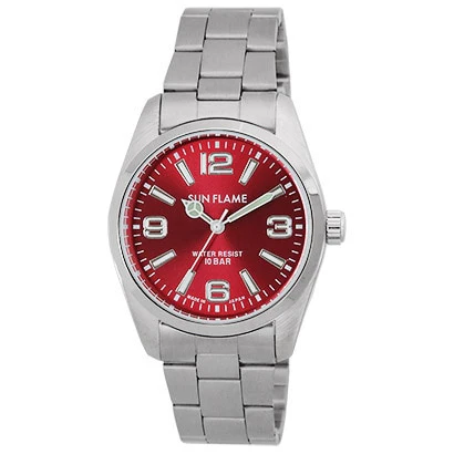 Sun Flame MJG-X03-RE Stylish Quartz Men's Watch Water Resistant Elegant Design Durable Stainless Steel - Image 3