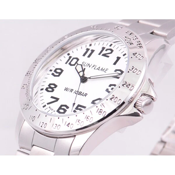 Sun Flame MJG-X05-W Stylish Quartz Men's Watch Water Resistant Elegant Design Durable Build