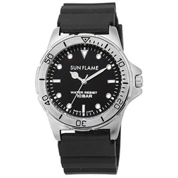 Sun Flame MJG-X11-BK Stylish Quartz Men's Watch Water Resistant Durable Design Sleek Black Finish - Image 3