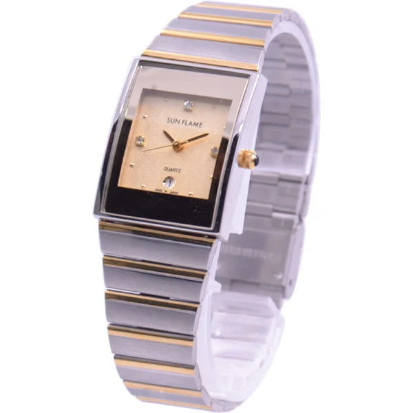 Sun Flame MJG-Y75-T Japanese Quartz Movement Water Resistant Elegant Design Durable Stainless Steel - Image 3
