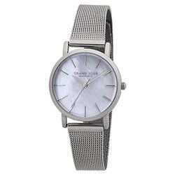 Sun Flame MJGJUA01-S Fashion Watch GRAND JOUR Made in Tokyo Black Gold Elegant Design Quartz Movement Water Resistant - Image 3