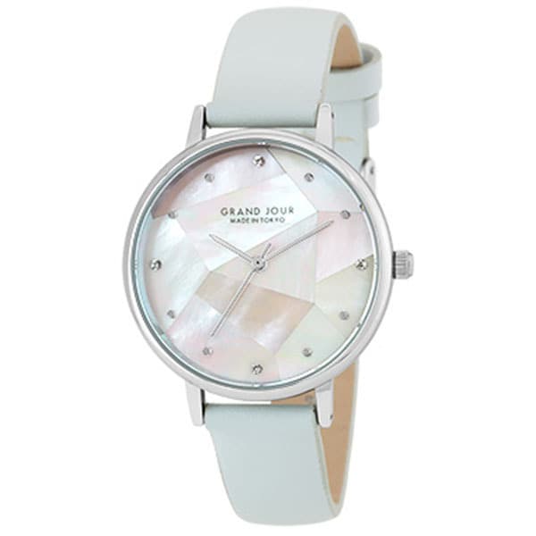 Sun Flame MJGJUA03-BL Elegant Design Japanese Movement Water Resistant Premium Quality Leather Strap