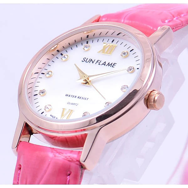 Sun Flame MJL-D89-PI Elegant Quartz Women's Watch with Japanese Movement Stylish Design Water Resistant - Image 5