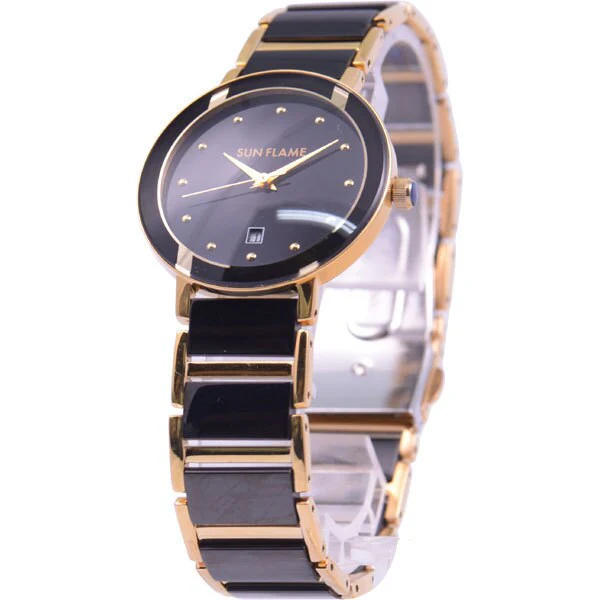 Sun Flame MJZ001-GGB Stainless Steel Men's Watch Water Resistant Elegant Design Quartz Movement - Image 3