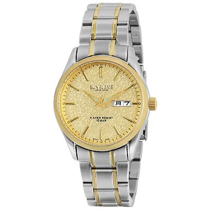 Sun Flame MJZ002-G Elegant Men's Watch with Day-Date Function Durable Stainless Steel Water Resistant Design - Image 3