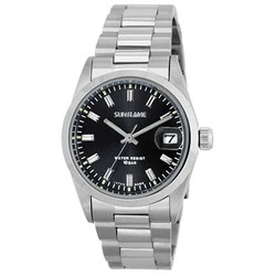 Sun Flame MJZ003-BK Stylish Fashion Watch - Japanese Quartz Movement - Water Resistant - Elegant Design - Perfect for - Image 2