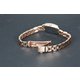 Sun Flame MJZ007-PGW Elegant Solar-Powered Ladies Metal Bracelet Watch Stylish Design Water Resistant Lightweight - Image 3