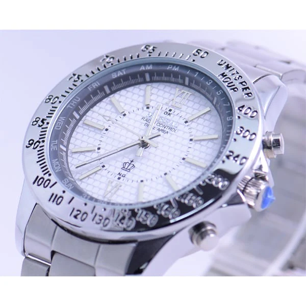 Sun Flame MR82-W Elegant Analog Design Water Resistant Scratch-Resistant Quartz Movement Stylish Leather Strap