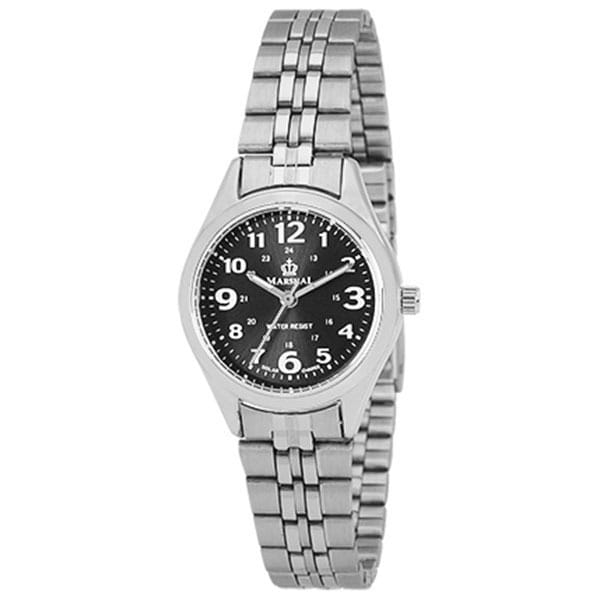 Sun Flame MRL102-SBK Solar Powered Metal Strap Eco-Friendly Stylish Design Water Resistant
