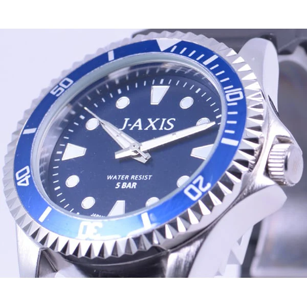 Sun Flame NAG56-BL Stylish Quartz Men's Watch Water Resistant Stainless Steel Case Elegant Design Durable Strap