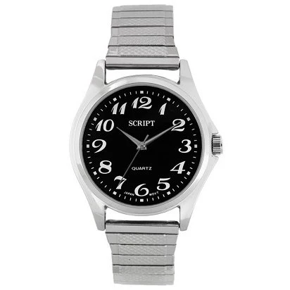 Sun Flame NSSG06-SBK Stylish Design Water Resistant Durable Stainless Steel Quartz Movement