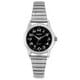 Sun Flame NSSL06-SBK Stylish Design Water Resistant Quartz Movement Durable Stainless Steel Band Elegant Black Dial