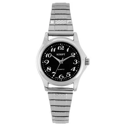 Sun Flame NSSL06-SBK Stylish Design Water Resistant Quartz Movement Durable Stainless Steel Band Elegant Black Dial - Image 3