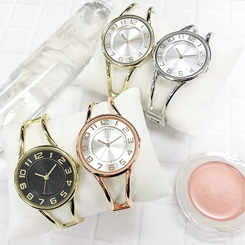 SUN FLAME Round Bangle BL1168-GBK Women's Watch - Image 3