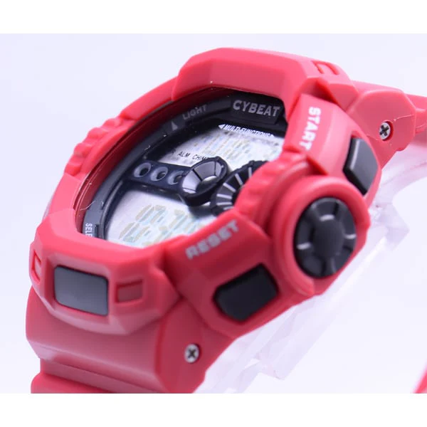 Sun Flame SCY04-RE Stylish Digital Watch - Water Resistant - LED Display - Lightweight Design - Perfect for Everyday