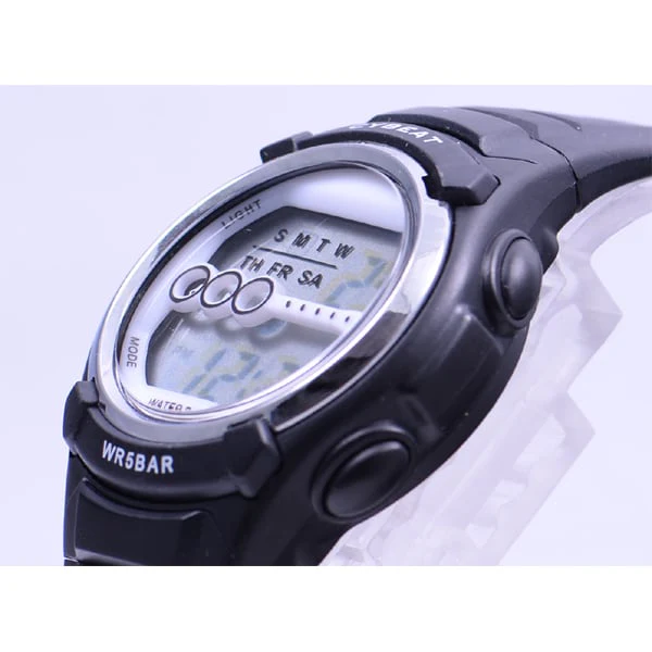 Sun Flame SCY09-BK Stylish Design Water Resistant Japanese Movement Durable Stainless Steel Band