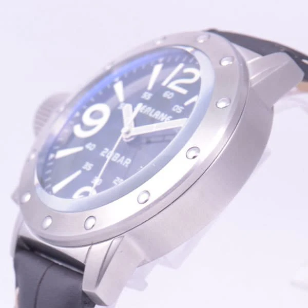 Sun Flame SE32-LBK Quartz Men's Watch Stylish Design Water Resistant Durable Stainless Steel Band