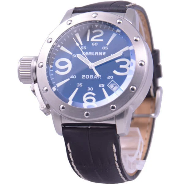 Sun Flame SE32-LBK Quartz Men's Watch Stylish Design Water Resistant Durable Stainless Steel Band - Image 3