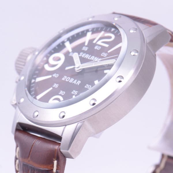Sun Flame SE32-LBR Quartz Men's Watch Stylish Design Water Resistant Durable Build Elegant Leather Strap - Image 5