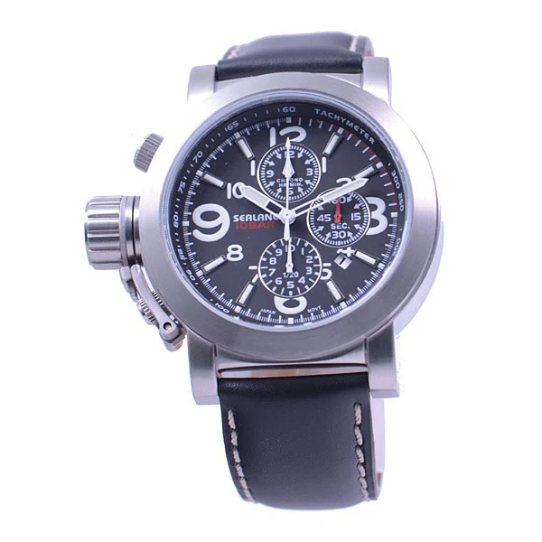 Sun Flame SE44-LBK 10 ATM Water Resistant Stylish Design Durable Build Elegant Black Finish