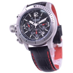 Sun Flame SE47-LBK Quartz Men's Watch Water Resistant Stylish Design Durable Stainless Steel Band Elegant Black Dial - Image 3