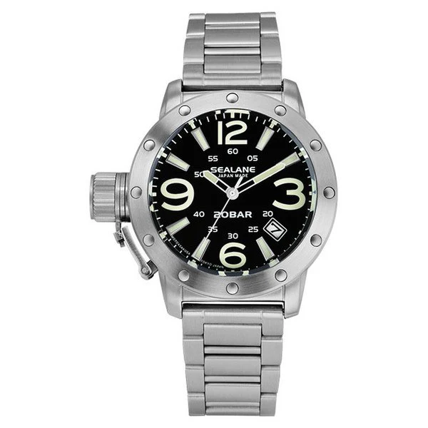 Sun Flame SEJ011-MBK Stylish Design Water Resistant Quartz Movement Durable Stainless Steel Band - Image 3