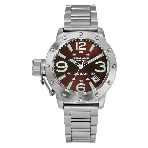 Sun Flame SEJ011-MBR Stylish Design Water Resistant Quartz Movement Durable Leather Strap - Image 3