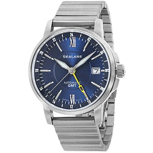 Sun Flame SER03J-MBL Automatic Movement Water Resistant Stainless Steel Elegant Design Classic Style